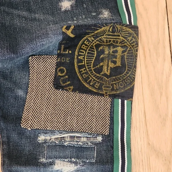 Polo Patchwork Sullivan Slim Denim Jeans